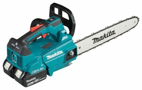 Makita DUC356PT2B, 35 cm, Børsteløs, 20 m/s, 76,2 / 8 mm (3 / 8"), Sort, Blå, 0,2 l