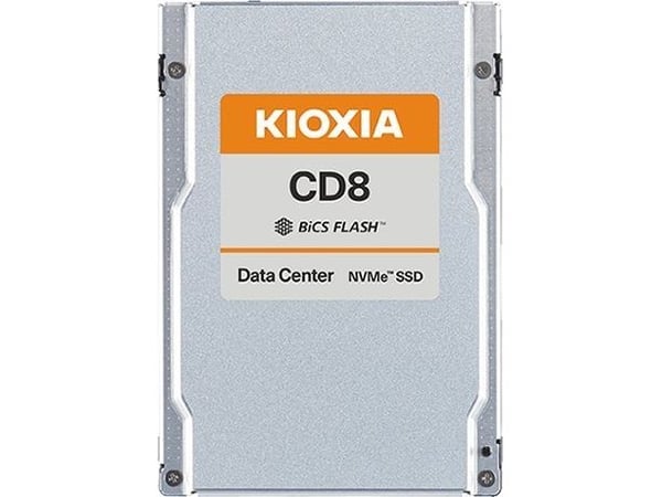 Kioxia CD8-R, 15360 GB, 2.5", 6600 MB/s