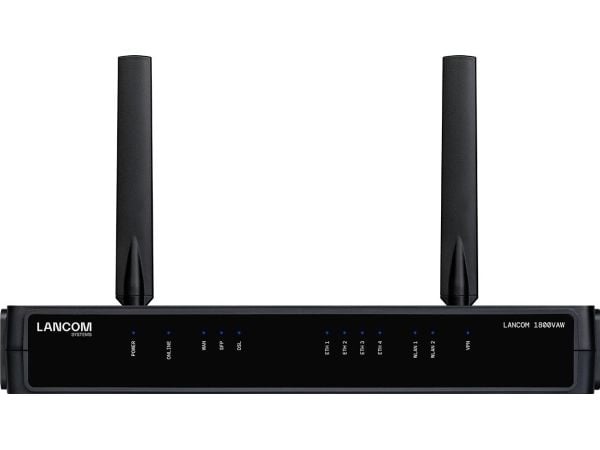 LANCOM 1800VAW - Trådløs ruter - DSL-modem - Wi-Fi 6 - Dobbeltbånd - VoIP-gateway