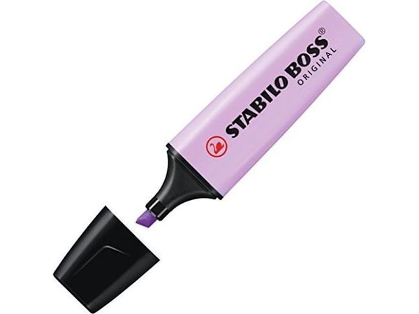 Stabilo Boss highlighter pastell lilla 70/155