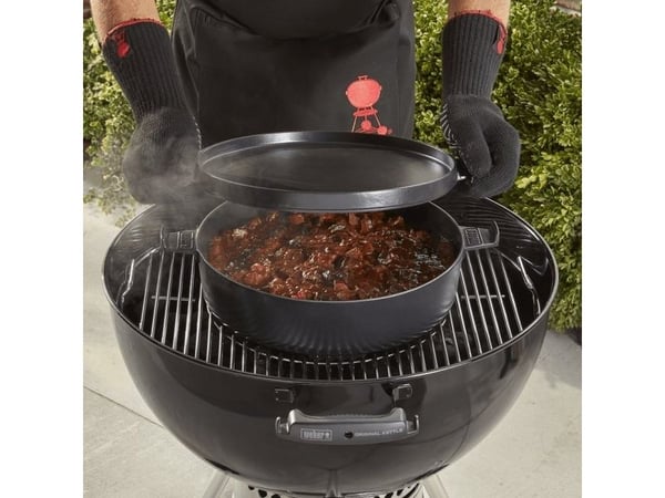 Weber 8857, 6,8 l, Sort, Porselen, Støpejern, Emalje, 423,7 mm, 335 mm