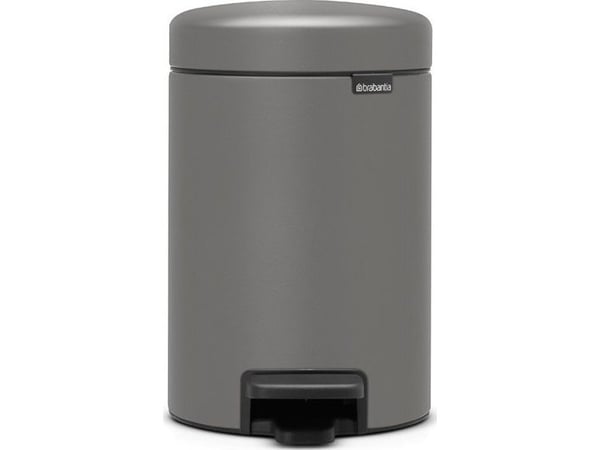 Brabantia Pedalbøtte Newicon 3 L Mineralbetong Grå