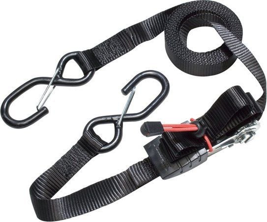 MASTER LOCK 3109EURDAT, Sort, Polyester, 400 kg, Skralle til lastestropp, Kloformet krok, 2,5 cm