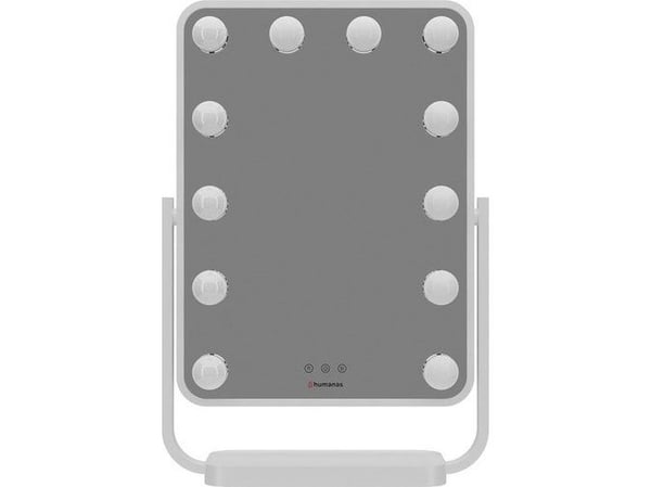 Sminkespeil med LED-belysning Humanas HS-HM01 (hvit)