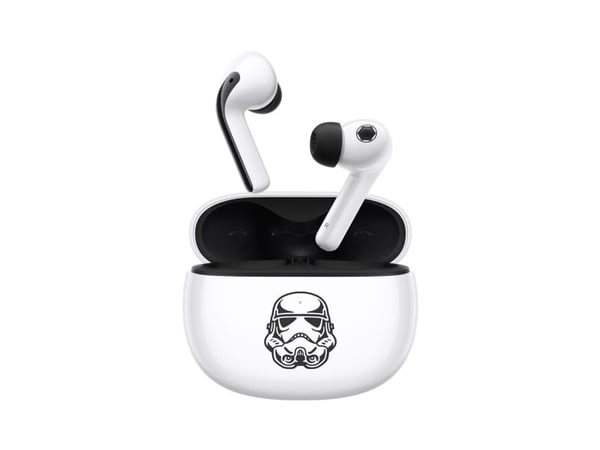 Xiaomi Buds 3 - Star Wars Edition - True wireless-hodetelefoner med mikrofon - i øret - Bluetooth - aktiv støydemping - hvit