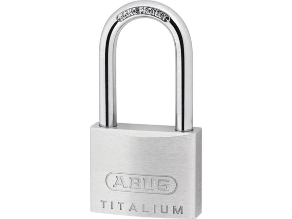ABUS 64TI/40HB40 KD, Tradisjonell, Nøkkellås, Bruk flere nøkler, Aluminium, Aluminium, Stål