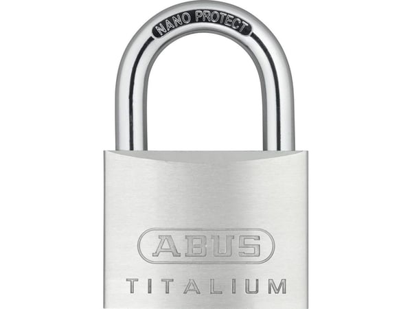 ABUS 64TI/60 KD, Tradisjonell, Nøkkellås, Bruk flere nøkler, Aluminium, Aluminium, Herdet stål