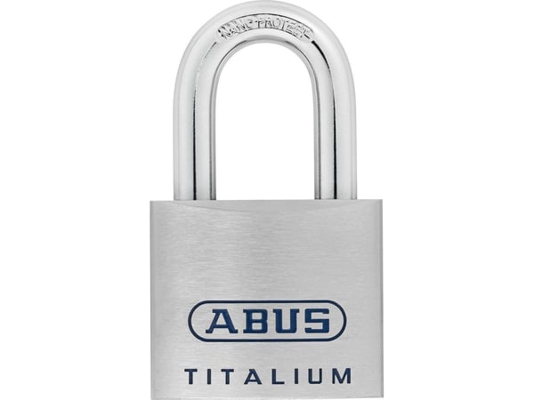 ABUS 96TI/60 KD, Tradisjonell, Nøkkellås, Bruk flere nøkler, Aluminium, Aluminium, Herdet stål