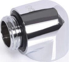 Alphacool jääpuikkoadapteri 90 asteen G1/4 tuuman uros G1/4 tuuman naaras - kromi