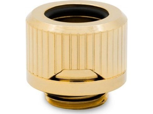 EK Water Blocks EK-Torque HDC 12 tilkobling rett G1/4 tommer AG til 12 mm OD hardt rør - gull