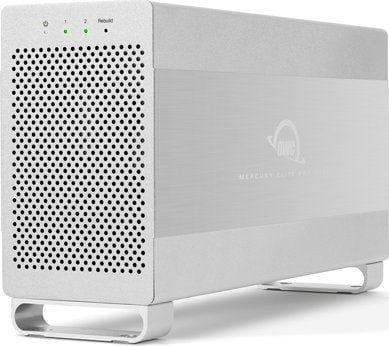 OWC Mercury Elite Pro Dual, HDD-kabinett, 3,5", Serial ATA II, Serial ATA III, USB-tilkobling, Hvit