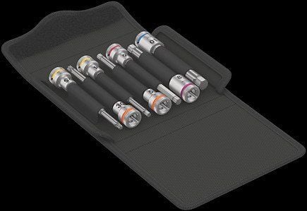 Wera Bicycle Set 8 - Pipenøkkelsett - 7 deler - 3/8" - inn folding bag