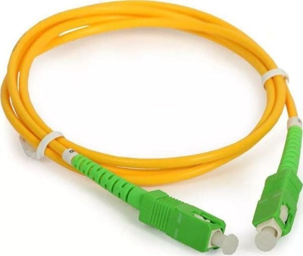 MicroConnect - Nettverkskabel - SC/APC-enkeltmodus (hann) til SC/APC-enkeltmodus (hann) - 5 m - 2 mm - fiberoptisk - simpleks - 9 / 125 micron - OS...