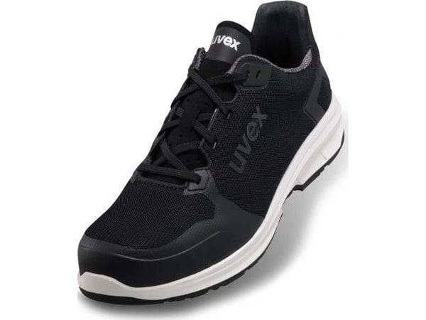 Uvex 65942, Unisex, Voksen, Vernejoggesko, Hvit, ESD, P, S1, SRC, Lisselukking
