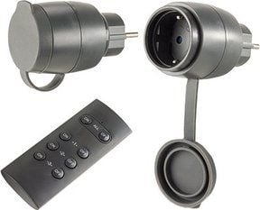 REV 0085600503, Trådløs, 433,92 MHz, Inne/Ute, Sort, 0 - 30 m, 3680 W