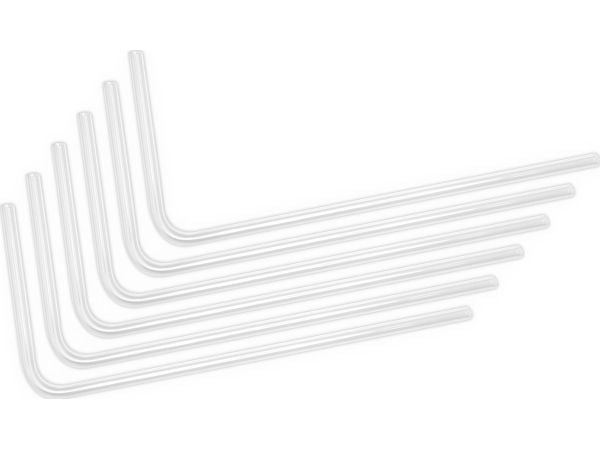 EK 3831109826058, Letku, Akryyli, Läpinäkyvä, 90°, 1,4 cm, 80 cm