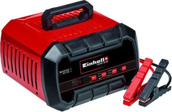 Einhell CE-BC 30 M, 12/24 V, 230 V, 50 Hz, Svart, Rød, 10,8 kg, 375 mm