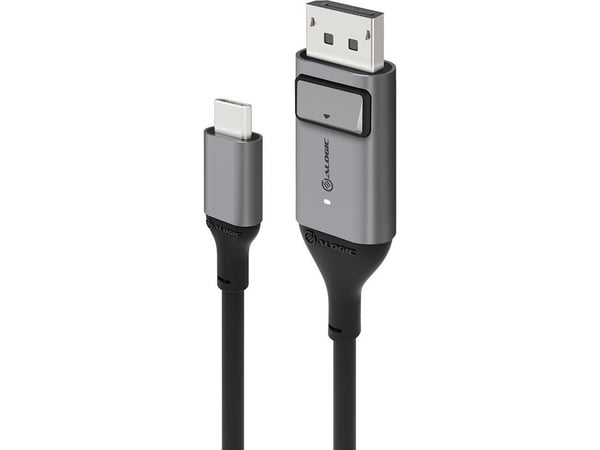 ALOGIC ULCDP02-SGR, 2 m, DisplayPort, USB Type-C, Uros, Uros, Suora