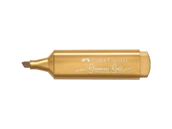Faber-Castell TEXTLINER 46 Metallic - Markeringspenn - glamorous gold - vannbasert blekk - 1-2-5 mm