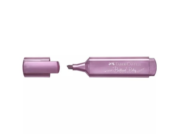 Faber-Castell TEXTLINER 46 Metallic - Markeringspenn - brilliant ruby - vannbasert blekk - 1-2-5 mm