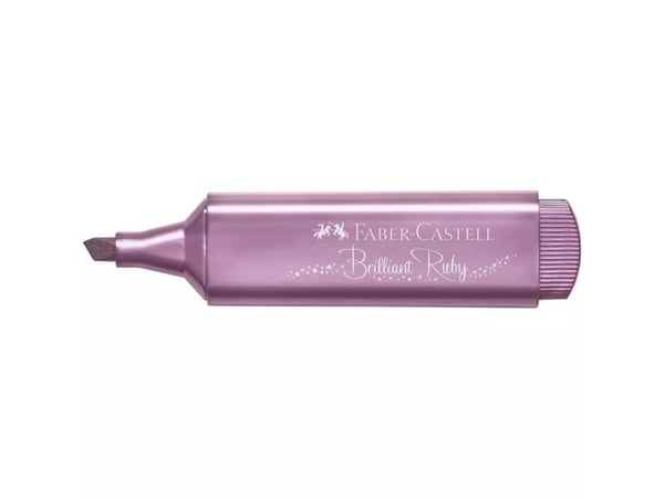 Faber-Castell TEXTLINER 46 Metallic - Markeringspenn - brilliant ruby - vannbasert blekk - 1-2-5 mm