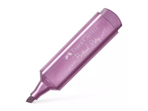 Faber-Castell TEXTLINER 46 Metallic - Markeringspenn - brilliant ruby - vannbasert blekk - 1-2-5 mm