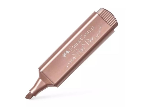 Faber-Castell TEXTLINER 46 Metallic - Markeringspenn - pearl rose - vannbasert blekk - 1-2-5 mm