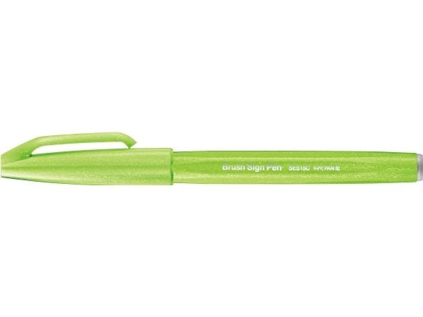 Pentel SES15C-KX, 1 styck, Grön, Fin spets, Grön, Rör, Fin