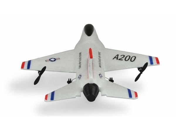 Fjernstyrt fly Amewi AMEWI F16B fly med Gyro 2-kanals 290 mm RTF