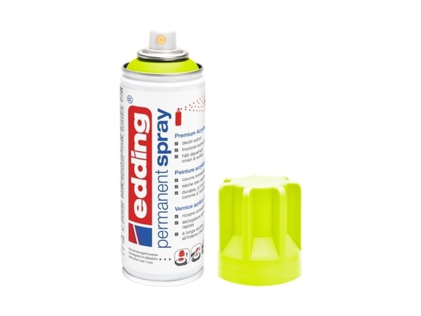 Edding 5200, 200 ml, Gult, Matte, Sprayboks, Værbestanding