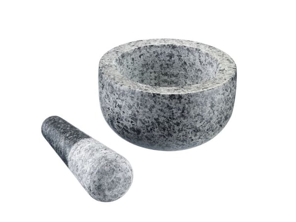 Westmark Granit, Grå, Granitt, Morter og pistill, 13 cm, 131 mm, 131 mm