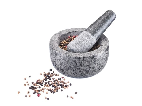 Westmark Granit, Grå, Granitt, Morter og pistill, 13 cm, 131 mm, 131 mm