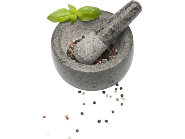 Westmark Granit, Grå, Granitt, Morter og pistill, 13 cm, 131 mm, 131 mm
