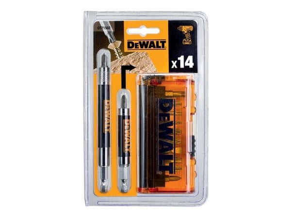 DeWALT DT71502-QZ - Ruuvimeisselisarja - 14-osainen - torx, phillips, pozidriv, slot - pituus: 25 mm