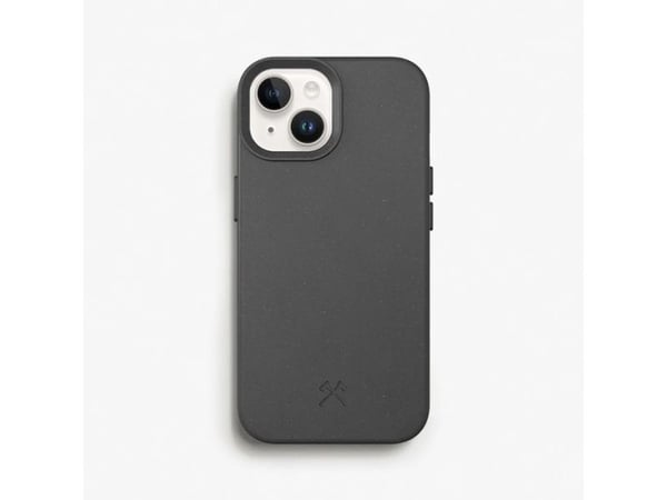Woodcessories Bio Case, Suojus, Apple, iPhone 15 Plus, 17 cm (6.7"), musta