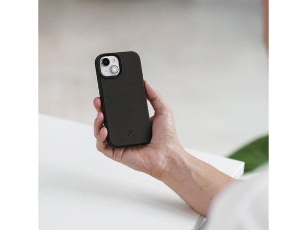 Woodcessories Bio Case, Etui, Apple, iPhone 15 Plus, 17 cm (6.7"), Svart