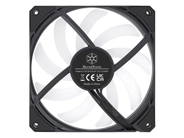 Silverstone SST-AS140B-ARGB, Vifte, 14 cm, 1700 RPM, Sort