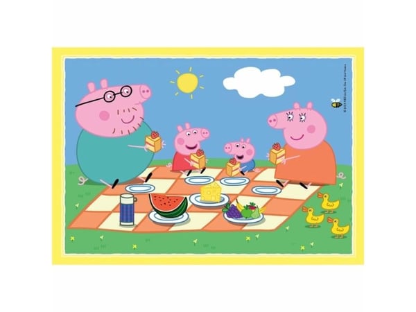Clementoni CLE puslespill 4-i-1 SuperColor Peppa Pig 21516
