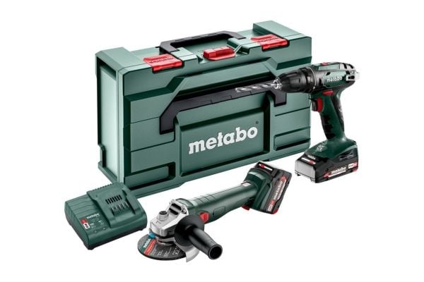 Metabo SET 2.4.3 18 V, Skrupistol, Pistolhåndtak, Sort, Grønn, Rød, 1600 RPM, 450 RPM, 24 Nm