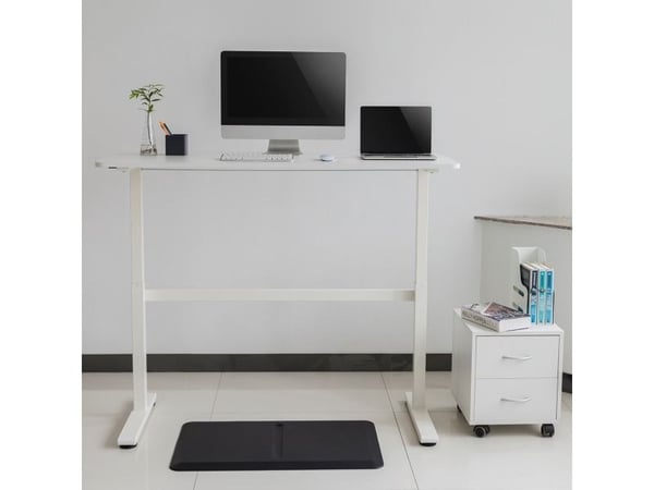 Ergo Office manuellt höj- och sänkbart skrivbord max 40 kg max höjd 117 cm ER-401 W