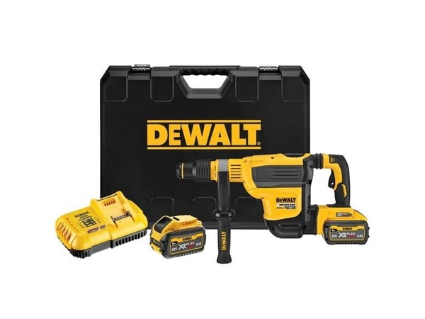 DeWALT DCH614X2-QW, SDS Max, Musta, Keltainen, Harjaton moottori, 4,5 cm, 190 RPM, 380 RPM