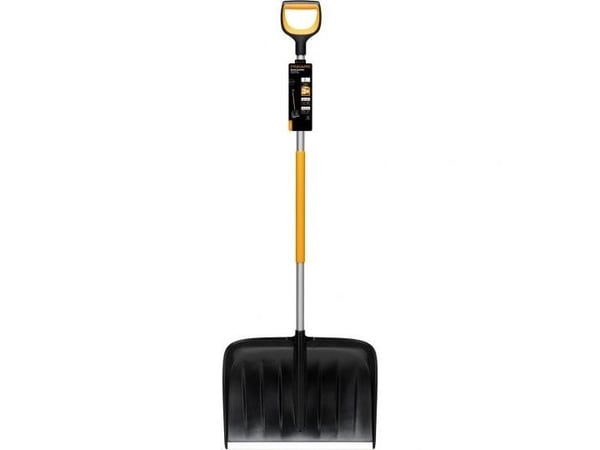 Fiskars 1057178, Snøskuffe, Metall, Sort, Oransje, Ergonomisk, 54,3 cm, 1,57 kg