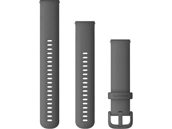 Garmin Quick Release, ranneke, Silikone, musta, 20 mm