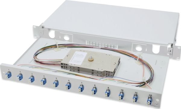 DIGITUS DN-96331/9 - Spleiseboks for fiberoptikk - 1U - 19"