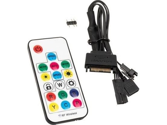 Kolink Inspire L1 ARGB, Universal, RGB-kontroller, Flerfarget, 5 V, 0,36 m, 360 mm