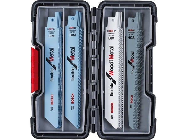 Bosch 2 607 010 902, Puukkosahanterä, Metalli, Puu, Valkoinen, Sininen, 20 kpl