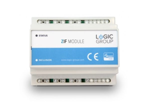 ZIF5029 Intelligent smart Z-Wave baseret modul med 6 relæudgange og 6 impulsindgange til montering p