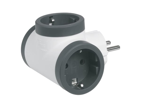 Legrand 694520, Typ F, 220 - 230 V, 16 A, Svart, Vit, 3680 W, Termoplast