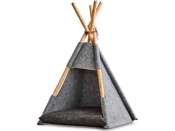 Zeller kattetelt tipi, filt/tre, grå