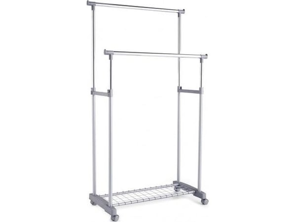 Zeller Zeller, Säädettävä vaatekaappi, 2 tankoa, 170cm